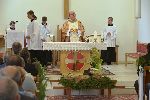 Hubertovská svätá omša (5. výročie kostola v Streženiciach)