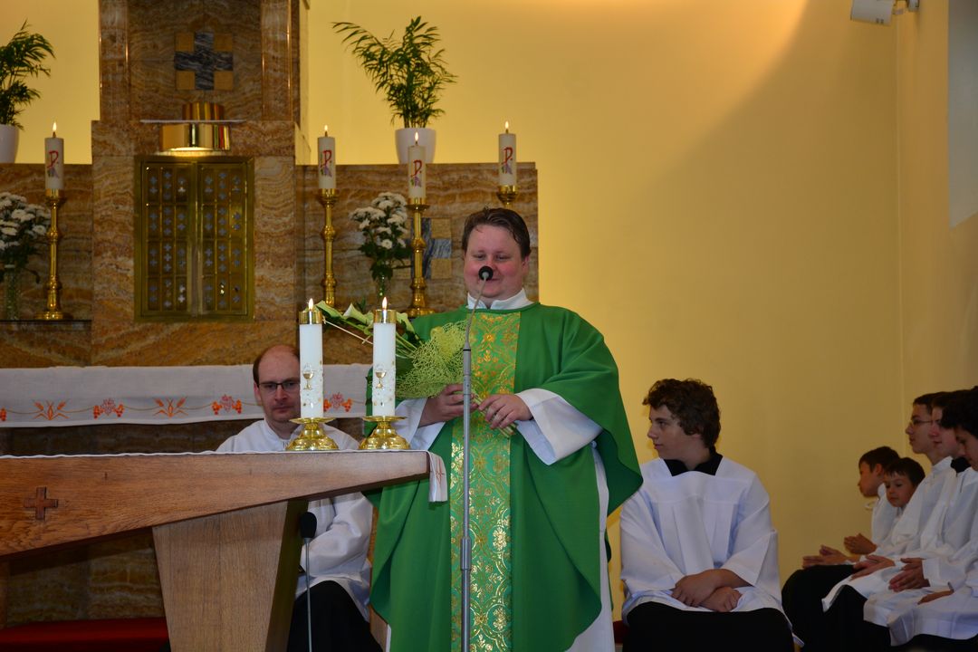 Rozlúčková reč p. kaplána Mgr. Ľ. Matúšku