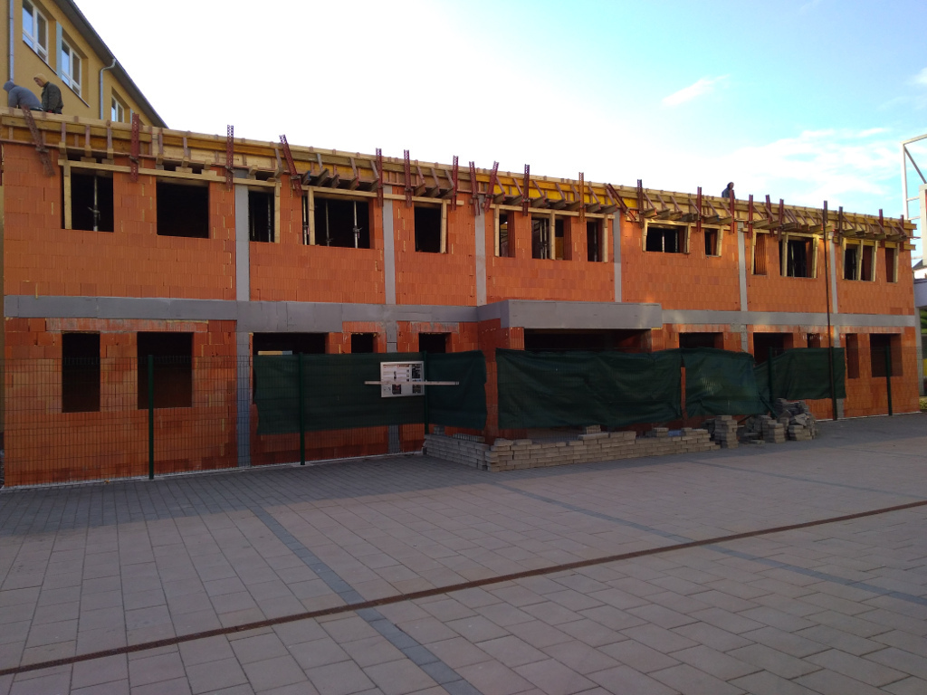 Stavba materskej cirkevnej škôlky