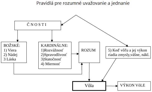 Grafické znázornenie riadenia ľudskej vôle